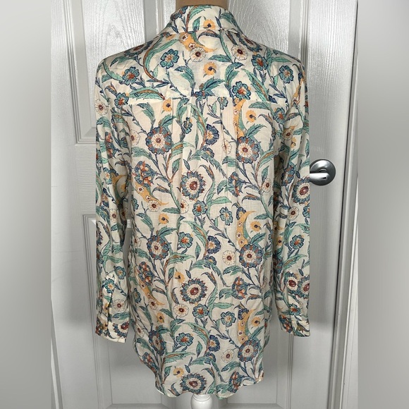 Anthropologie Pilcro The‎ Romy Relaxed Button down Blouse XXS Oversized - Picture 8 of 13